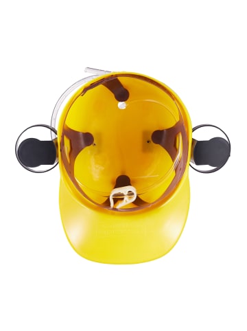 relaxdays 10x Party-Trinkhelm in Gelb