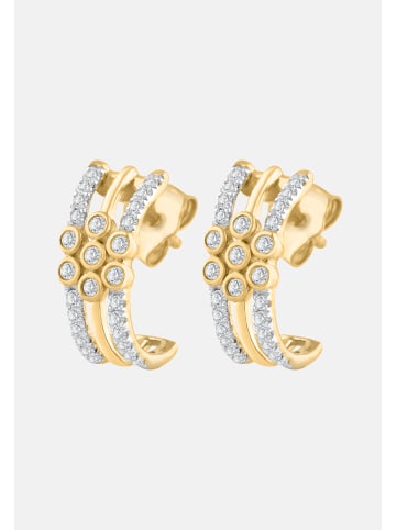 Diamant Exquis Ohrringe aus 585 Gelbgold mit Diamant