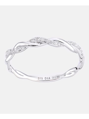 Diamant L'éternel Eternity-Ring aus 375 Weißgold mit Diamant
