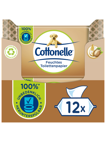 Cottonelle Feuchtes Toilettenpapier Mein Spa Kaschmir & Shea Butter 12 x 42 Stk