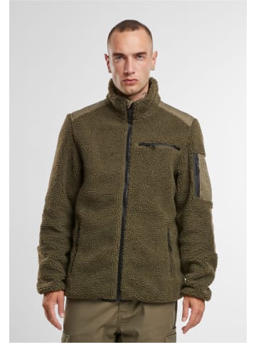 Brandit Fleece Jacket in olive