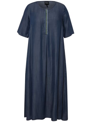 Ulla Popken Midikleid in dark blue denim