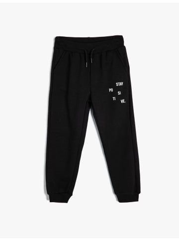 KOTON Sweathose in Schwarz