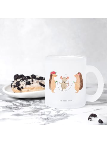 Mr. & Mrs. Panda Teetasse Igel Seilhüpfen ohne Spruch in Transparent