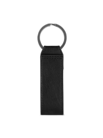 Bugatti Black Magic Schlüsselanhänger Leder 3.5 cm schwarz