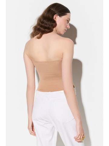 NO MATTER WHAT Crop Top in Beige