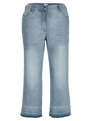 MIAMODA Jeans in bleached denim