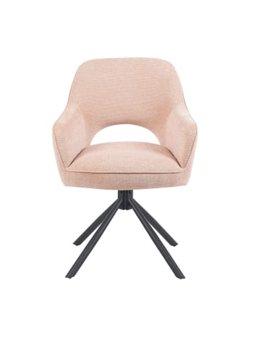 DUBI Möbel 2er-Set: Drehstuhl Mika-Ben in Rosa - (B)60 x (H)87 x  (T)65 cm