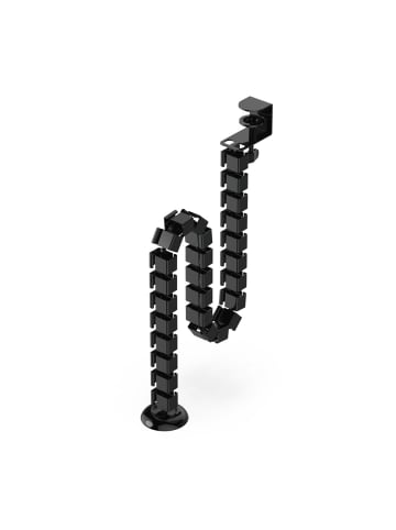 uRage Kabelkanal Spine, flexible Kabelführung, 130cm, Schwarz