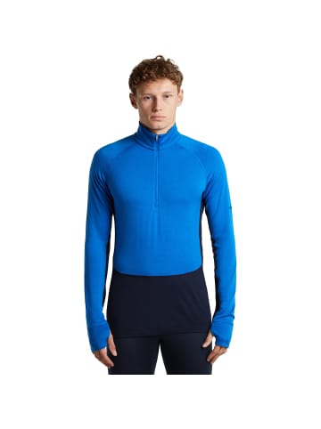 icebreaker Unterhemd Merino 260 ZoneKnit LS Half Zi in Grau061