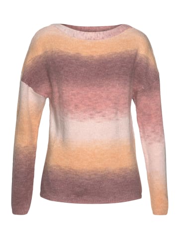 Vivance Strickpullover in apricot-orange-koralle