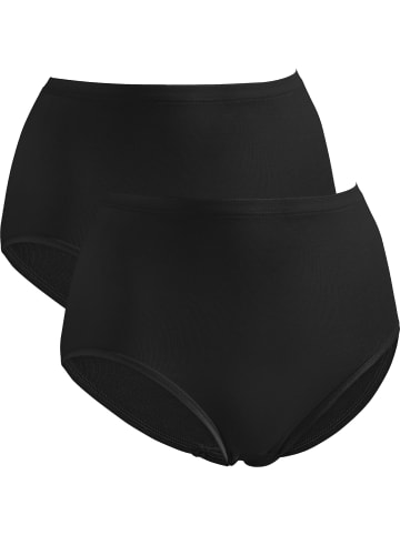 Erwin Müller Taillenslip 2er-Pack in schwarz