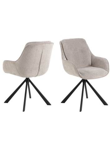 ebuy24 Esszimmerstuhl Carrie Braun 2er Set