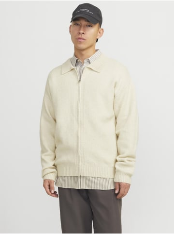 Jack & Jones Strickjacke in Cloud Dancer