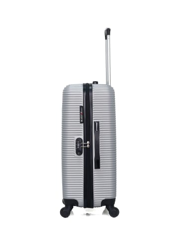 BlueStar Mittelgroßer Koffer LONDON in Grau (64L)