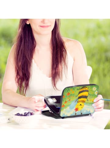 Mr. & Mrs. Panda Bleistiftetui Biene Happy Design ohne Spruch in Weiß