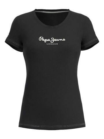 Pepe Jeans T-Shirt NEW VIRGINIA in Schwarz