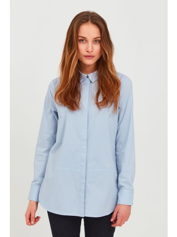 PULZ Jeans Longbluse in blau