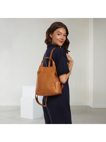 Florence Florence Cityrucksack Leder braun, tan ca. 27cm