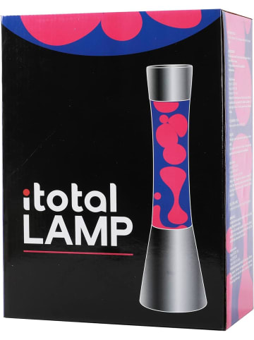 i-Total Lavalampe Magie Dekolampe Farbe lila/rosa