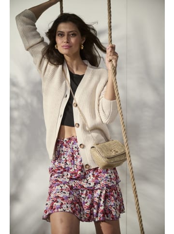 Laura Scott Strickjacke in beige-melange