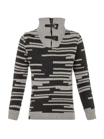 Cipo & Baxx Strickpullover in GREY-ANTHRACITE