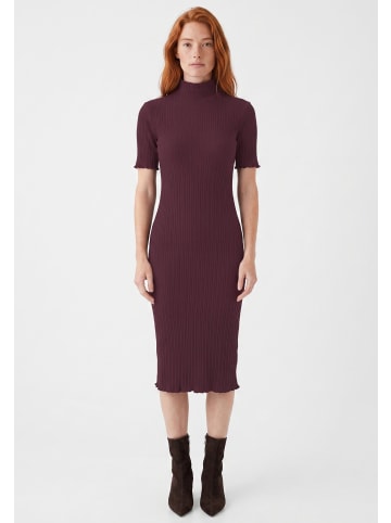 Organication Midikleid "WOR22404" in Dark Wine