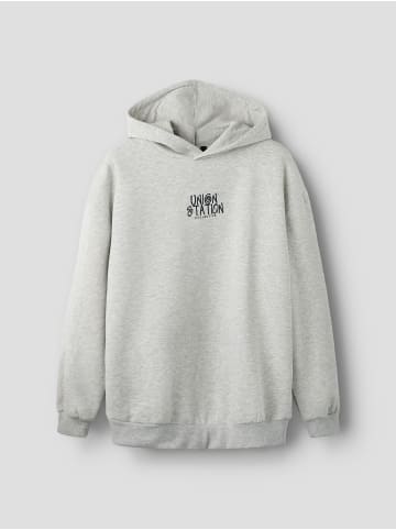 name it Hoodie in Light Grey Melange
