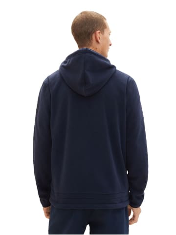 Tom Tailor Sweatjacke CUTLINE FLEECE in Blau