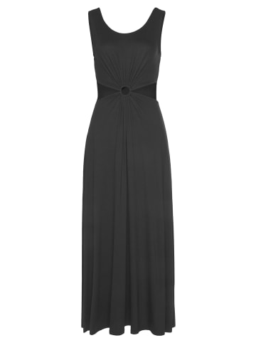 LASCANA Maxikleid in schwarz
