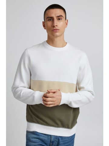 BLEND Rundhalspullover BHSweatshirt in weiß