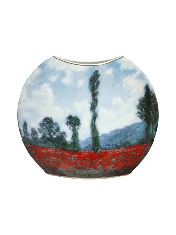 Goebel Vase " Claude Monet - Tulpenfeld/Mohnfeld " in Monet - Tulpenfeld