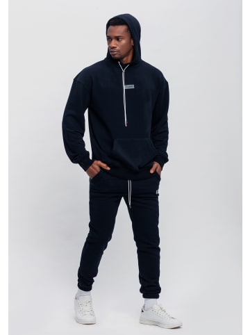 Tom Barron Jogginganzug mit Hoodie in dunkelblau