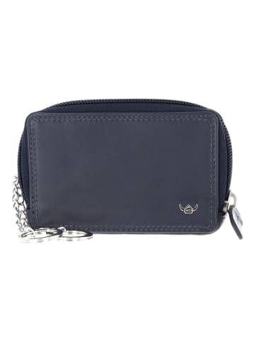 Golden Head Polo Schlüsseletui Leder 11 cm marineblau