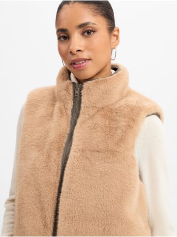 Marie Lund Weste in camel - 0002