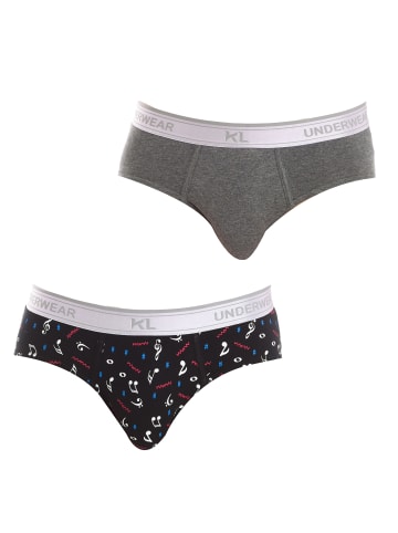 Kisses and Love 2er-Set: Slip in Black