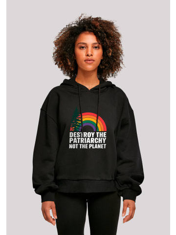 F4NT4STIC Oversized Hoodie Internationaler Frauentag Feminismus und Umwelt in schwarz