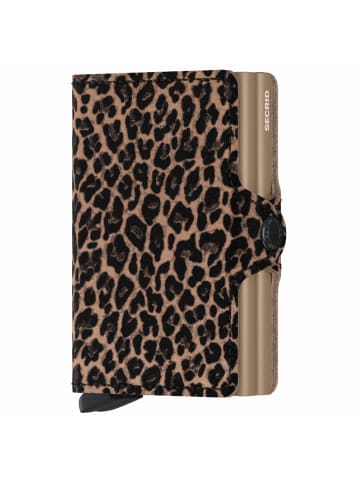 Secrid Twinwallet Leo - Geldbörse 16cc 10.2 cm RFID in beige