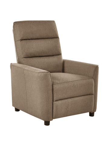 Beliani Fernsehsessel SANDE in Braun/Schwarz - (W) 76 x (H) 102 x (L) 83 cm