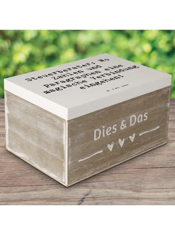Mr. & Mrs. Panda Geschenkbox Spruch Magische Steuerberater mit S... in Weiß