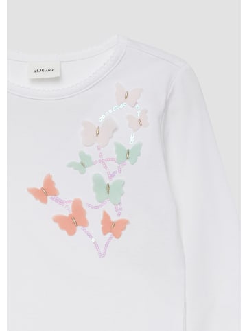 s.Oliver T-Shirt in 0100_weiß