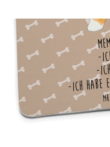 Mr. & Mrs. Panda Tassenuntersetzer Corgi Po mit Spruch in Hundeglück