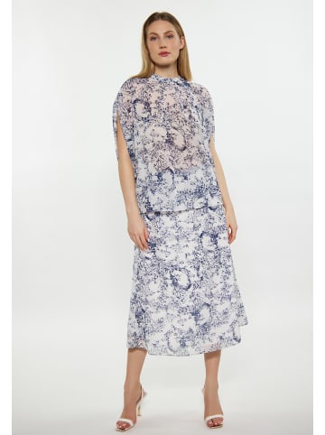 DreiMaster Damen Bluse in Marine Weiss