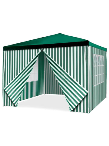 VCM  Pavillion PE grün, 3 x 3 m inkl. 4 Seitenteilen in Grün