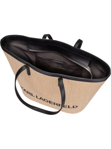 Karl Lagerfeld Shopper K/Essential Raffia 241W in Natural