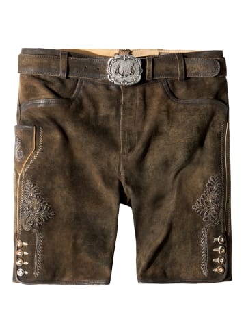 Stockerpoint Lederhose Corbi4 in dunkelbraun