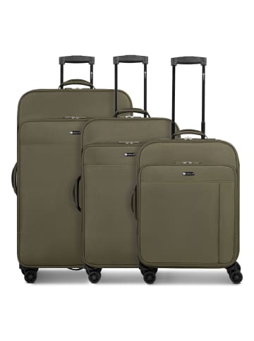 Check.In Sevilla 3.0 4 Rollen Kofferset 3-teilig olive