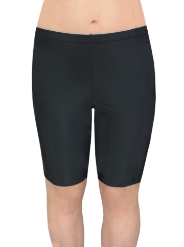 Aquarti Damen Schwimmradler Badehose große Größen in schwarz