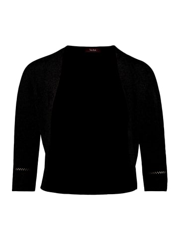 Vera Mont Strickbolero ohne Verschluss in Schwarz/Schwarz