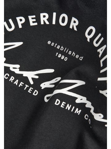 Jack & Jones Kapuzenpullover in schwarz